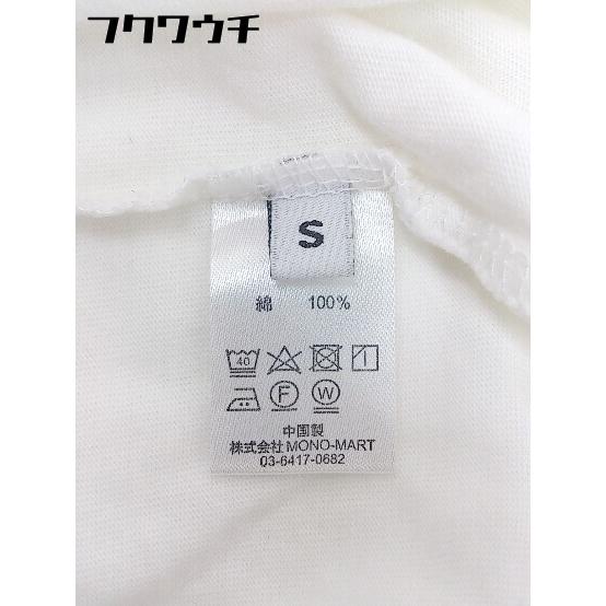 ◇ WYM LIDNM ウィム バイ リドム 五分袖 Tシャツ カットソー サイズS ホワイト メンズ - 画像 (4)