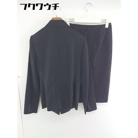 ◇ SABRINA サブリナ ストライプ 膝丈 スカート スーツ セットアップ 上下 サイズ11 ブラック レディース - 画像 (2)