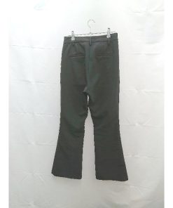 ◇ W.W.G きれいめ シンプル 無地 フォーマル ブーツカット スラックス パンツ フリーサイズ ブラック レディース E