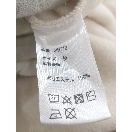 ◇ classicalelf クラシカルエルフ フード 裏起毛 カジュアル 長袖 パーカ サイズM ベージュ レディース E - 画像 (3)