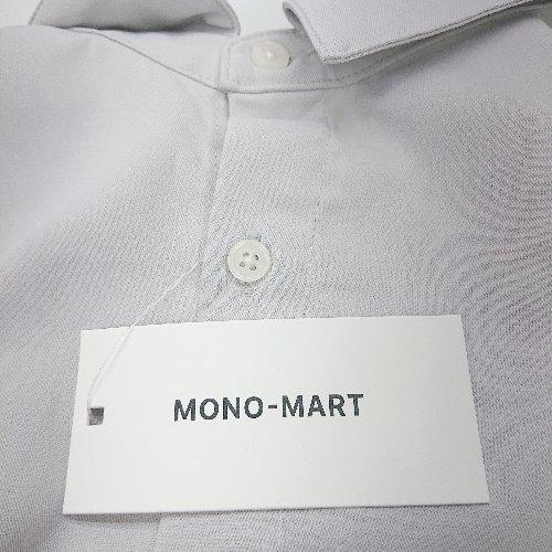 ◇ ⊂ ◎ ●美品● Φ MONO-MART モノマート 半袖 シャツ サイズL ライトグレー メンズ E - 画像 (2)