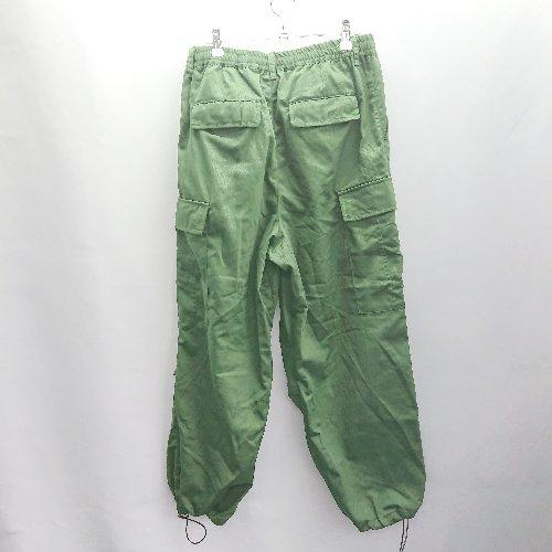 ◇ Θ MONO-MART モノマート イージーパンツ サイズL グリーン メンズ E