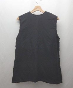 ◇ ⊂ BONJOUR SAGAN ボンジュールサガン シンプル ノースリーブ カットソー サイズF ブラック系 レディース E