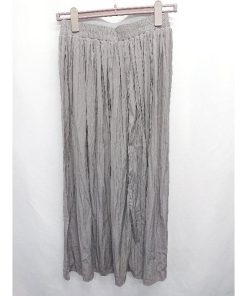 ◇ ⊂ classicalelf クラシカルエルフ ロング丈 ギャザー スカート サイズLL〜3L グレー レディース E