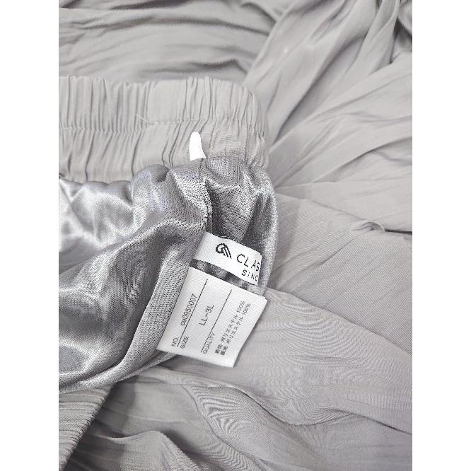 ◇ ⊂ classicalelf クラシカルエルフ ロング丈 ギャザー スカート サイズLL〜3L グレー レディース E - 画像 (2)