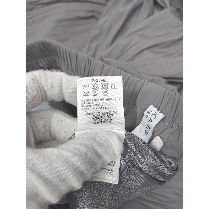 ◇ ⊂ classicalelf クラシカルエルフ ロング丈 ギャザー スカート サイズLL〜3L グレー レディース E - 画像 (4)