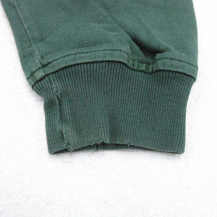 TOMMY HILFIGER L/古着 トミーヒルフィガー 長袖 ブランド ラガー シャツ メンズ 90s ヒジ当て マルチカラー 緑他 グリーン spe 25sep03 中古 トップス - 画像 (9)