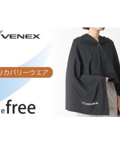 ふるさと納税 小物 神奈川県 厚木市 No.639 リカバリークロス＋　フリーサイズ　ブラック ／ ベネクスリカバリーウェア リカバリーウェア ブランケット 肩掛け…