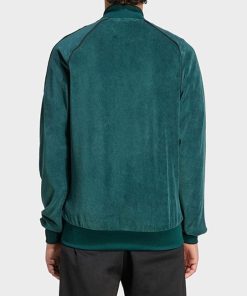 adidas originals アディダスオリジナルス アディカラー ベロア スーパースター トラックトップジャージ JX1564 グリーン メンズ レディース