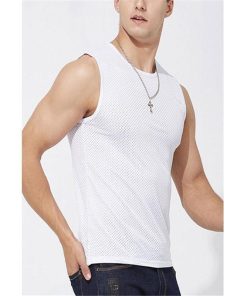 タンクトップ ノースリーブ メンズ トレーニングウェア 通気性 おしゃれ 伸縮 吸水 速乾 フィットネス 筋トレ スポーツウェア 夏 運動 無地