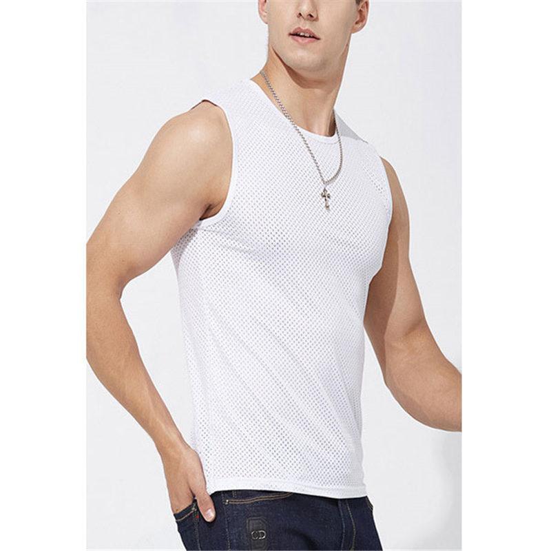 タンクトップ ノースリーブ メンズ トレーニングウェア 通気性 おしゃれ 伸縮 吸水 速乾 フィットネス 筋トレ スポーツウェア 夏 運動 無地