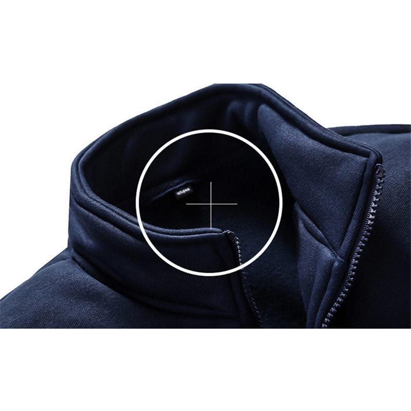 赤字覚悟 ジャージ上下 メンズ ワンサイズUPがおすすめ スウェ ット上下 セットアップ 前開け スポーツウエア 裏起毛 ゴルフウ エア カジュアル 送料無料 - 画像 (9)