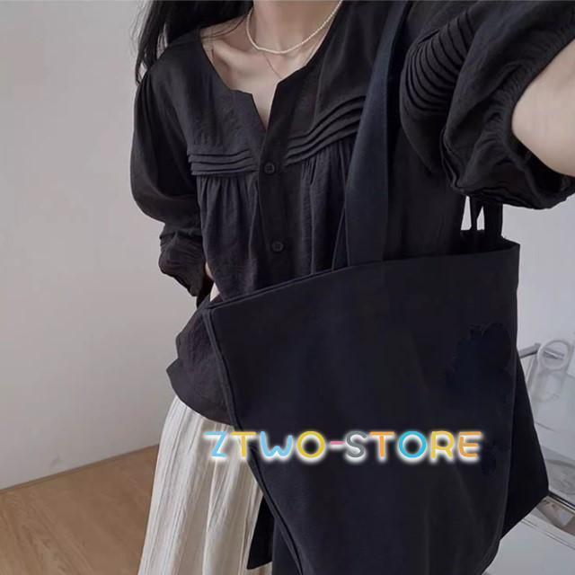 セットアップ レディース カジュアル 夏 大きいサイズ 上下セット シャツ ブラウス 五分袖 七分袖 パンツ 2点セット ゆったり - 画像 (9)