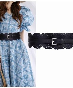 サッシュベルト バックル ベルト レディース 透かし彫り コルセット 太ベルト PU 結婚式 ウェディング 二次会お呼ばれ ウエストマークベルト