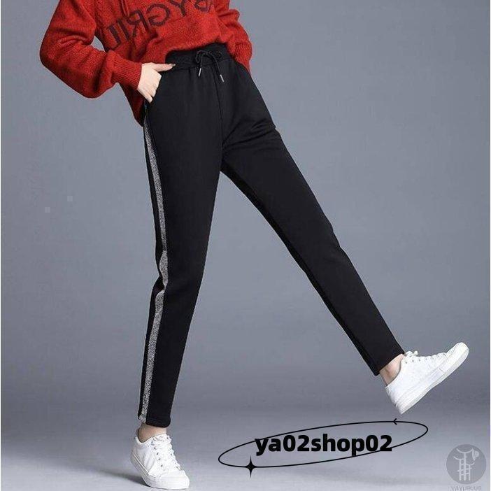 ジョガーパンツ スウェットパンツ レディース 暖か 裏起毛 秋冬 ジョガー ズボン あったか 裏ボア ルームウェア もこもこ 防寒 おしゃれ - 画像 (6)