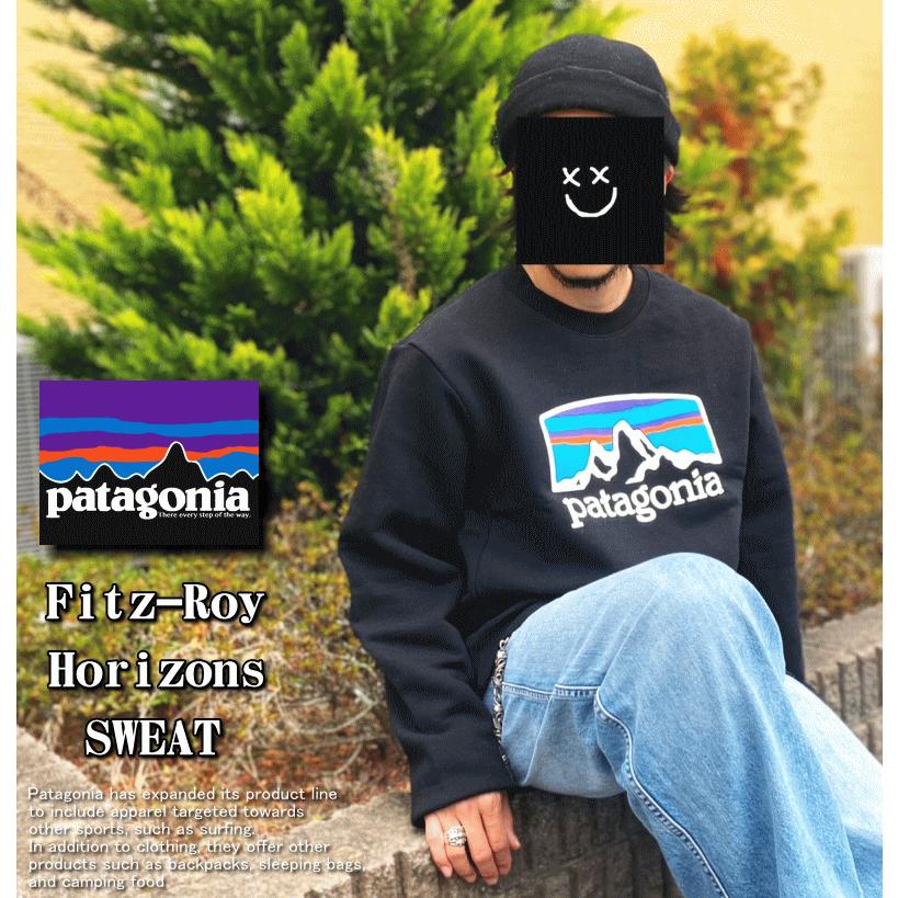 patagonia PATAGONIA パタゴニア Fitz Roy Horizons Uprisal Crew Sweatshirt 裏起毛 スウェット 39626 - 画像 (6)