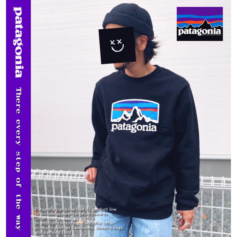 patagonia PATAGONIA パタゴニア Fitz Roy Horizons Uprisal Crew Sweatshirt 裏起毛 スウェット 39626 - 画像 (8)