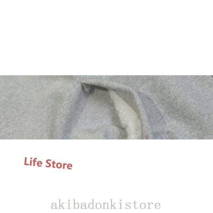 コート長袖短いコート秋ブラウストップスレディースショート前開き裏ボア裏起毛フード付きカジュアルシンプルポケット付き無地 - 画像 (9)