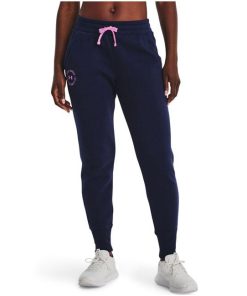 在庫一掃セール UNDER ARMOUR アンダーアーマー ライバルフリース クレスト ジョガーパンツ MDN/JEF 1373025-410