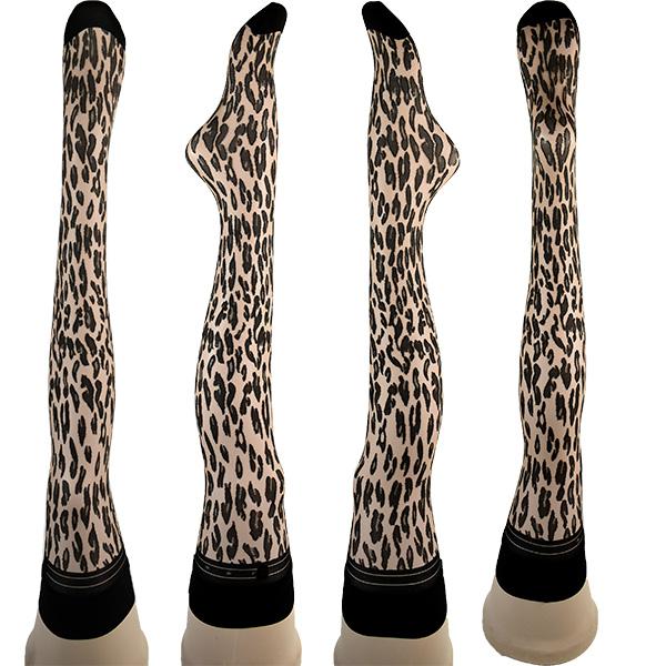 イタリア インポート ガーターストッキング TRASPARENZE MALVASIA アニマル柄ガーターストッキング 2色 - 画像 (4)