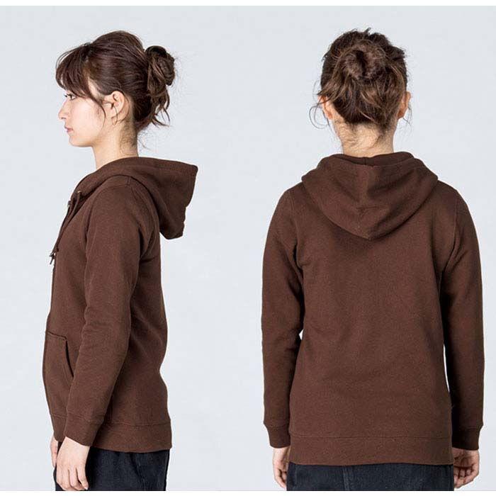 Printstar 8.4オンス ジップアップライトパーカー(杢グレー・サイズ:XL) /5日〜7日で出荷/ 返品種別A - 画像 (5)