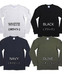 Champion チャンピオン  USAコットン 無地 クルーネック サーマル ロンT C3-Y436