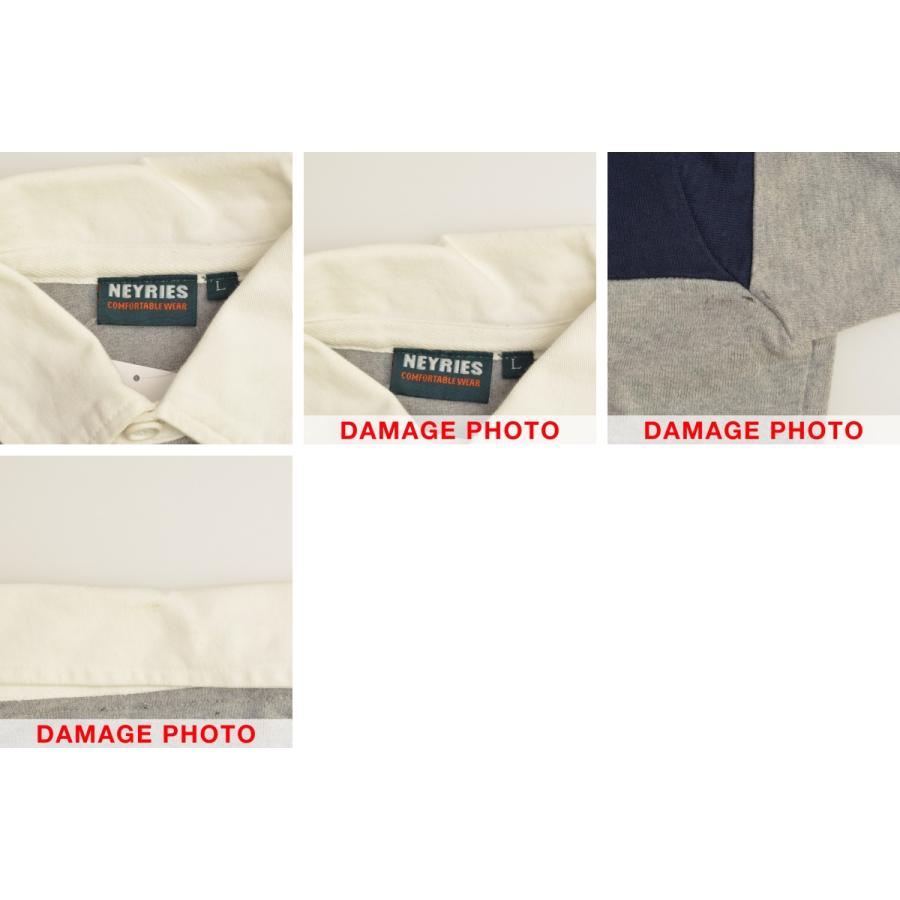 NEYRIES CLOTHING ボーダー ラガー 半袖シャツ - 画像 (2)