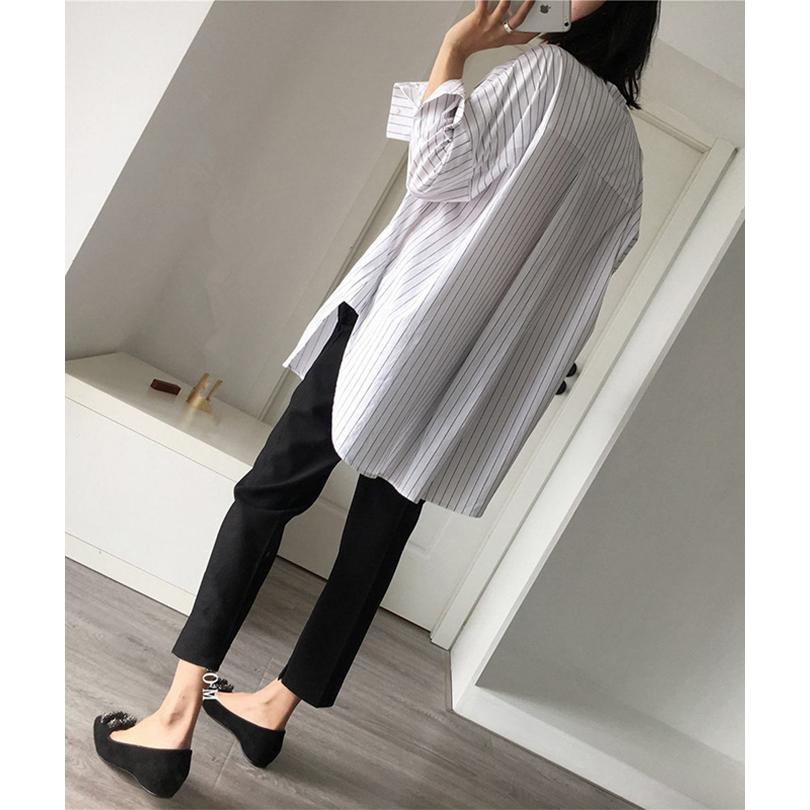 KAREI ●15%OFFクーポンで1,683円送料無料●テーパードパンツ 9分丈 スラックス オフィスカジュアル レディース ボトムス 無地 お仕事パンツ 通勤 バイト用 - 画像 (9)