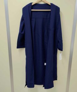 【中古・未使用品】BONJOUR SAGAN each ウエストリボンシャツワンピース フロントリボン ネイビー レディース ボンジュールサガン