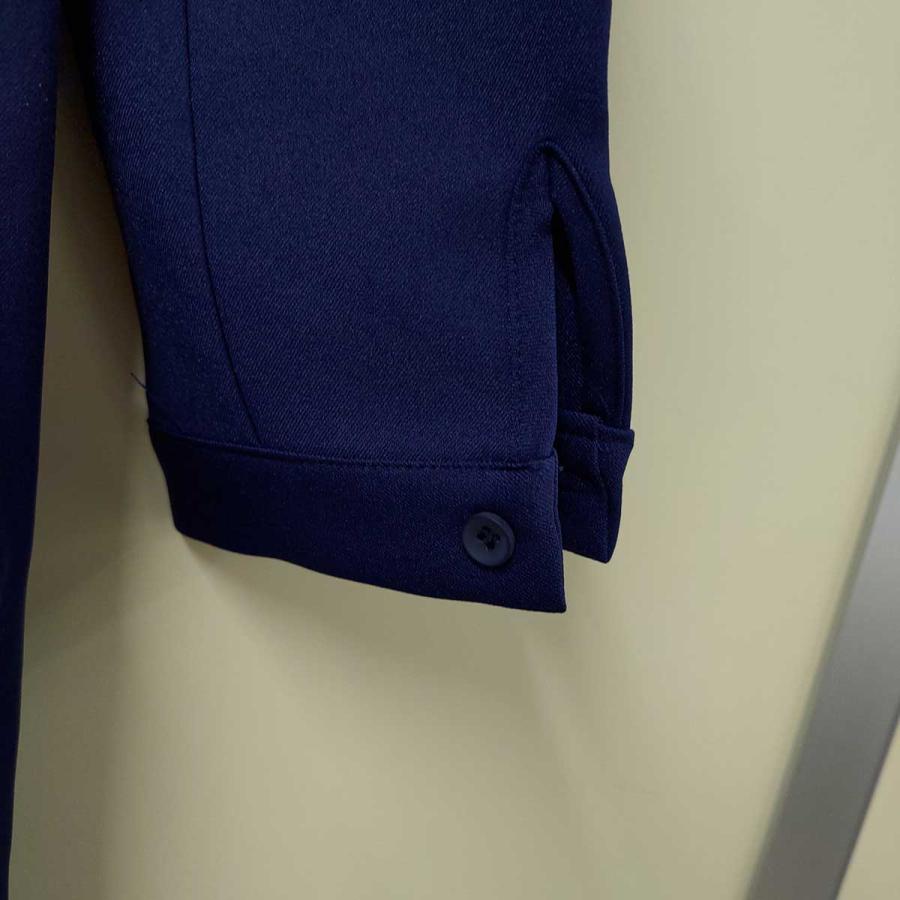 【中古・未使用品】BONJOUR SAGAN each ウエストリボンシャツワンピース フロントリボン ネイビー レディース ボンジュールサガン - 画像 (4)