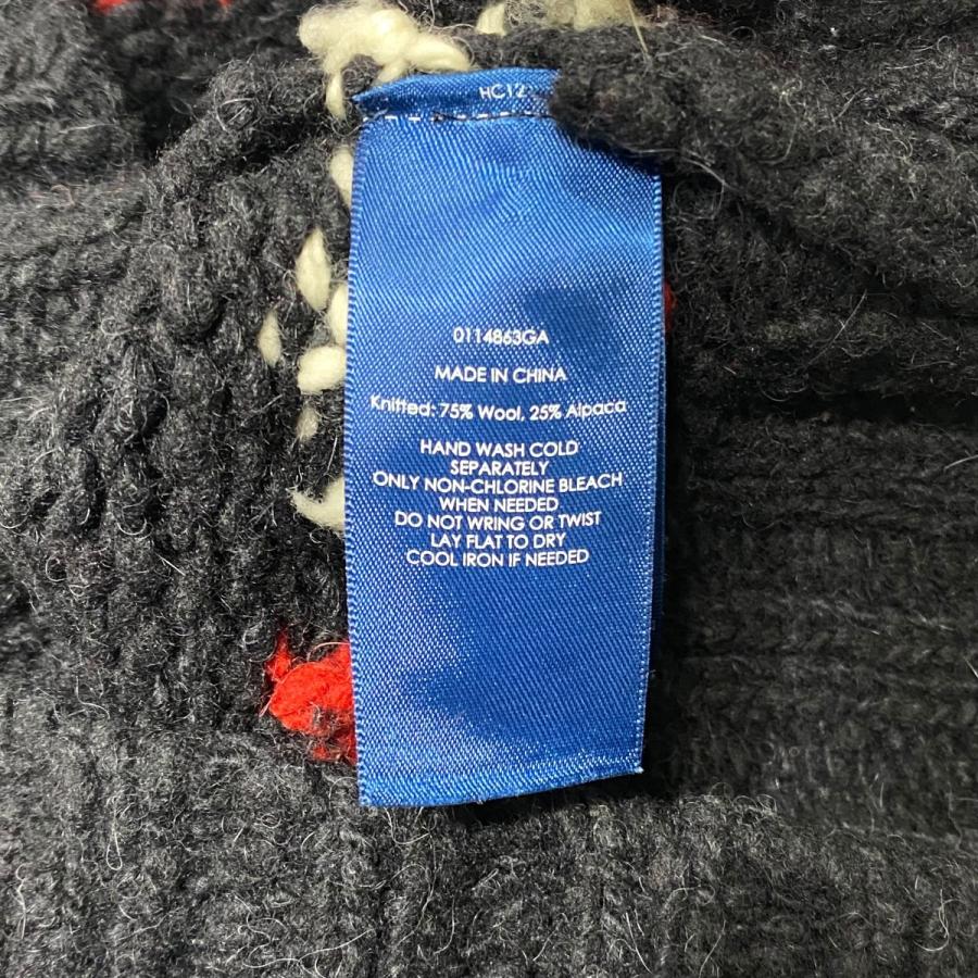 POLO RALPH LAUREN ポロラルフローレン ノルディック柄 タートルネックニット 0114863GA ネイビー サイズ:XL - 画像 (5)