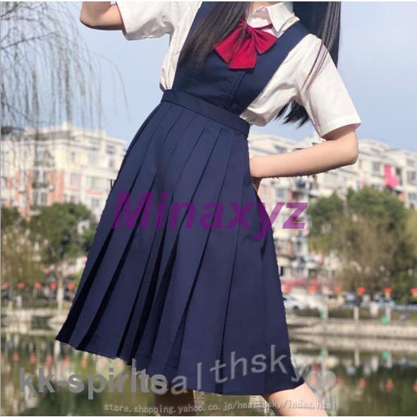 学生服 セーラー服 半袖 JK制服セット ブラウス ミニスカート女子制服女子高校制服セーラー服女の子制服 半袖卒業式 入学式 レディース - 画像 (2)