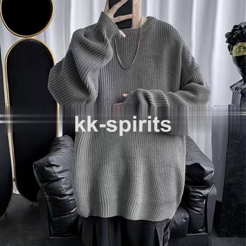 ニット セーター メンズ 長袖 カジュアル トップス 丸首 冬コーデ 秋服 冬服 暖かい メンズファッション アウトドア ゆったり おしゃれ あったか 韓国風 - 画像 (2)
