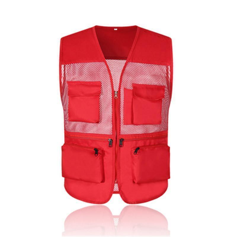 メンズ 春 夏用 メッシュ ポケット付き 作業着 農業 仕事 レディース アウトドア ウォーキング 登山 カメラマン ミリタリー 撮影用 - 画像 (3)