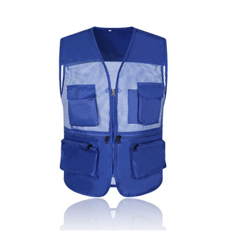 メンズ 春 夏用 メッシュ ポケット付き 作業着 農業 仕事 レディース アウトドア ウォーキング 登山 カメラマン ミリタリー 撮影用 - 画像 (8)