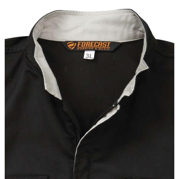 大きいサイズ メンズ FORECASTT/Cツイル長袖股ハギつなぎ服 キングサイズ 3L 4L 5L 6L - 画像 (3)