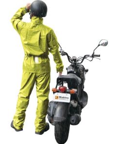 Makku Ｍａｋｋｕ　デュアルフィットレインスーツ　ライムグリーン　Ｌ AS516023