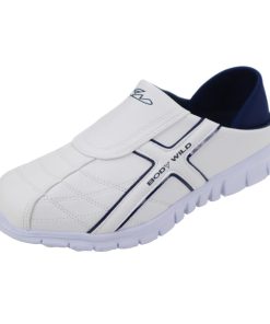 BODY WILD メンズ スニーカー ボディワイルド BMH1791 ホワイト/ネイビー キックバック 軽量 軽い 2WAY