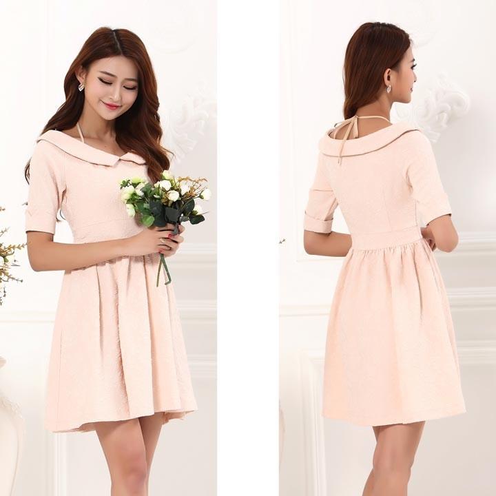 You Color パーティードレス 結婚式 ドレス ワンピース Aライン 長袖 フォーマル キャバ 袖あり 2次会 成人式 同窓会 謝恩会 披露宴 お呼ばれ 膝丈 20代 30代 xu0315 - 画像 (2)