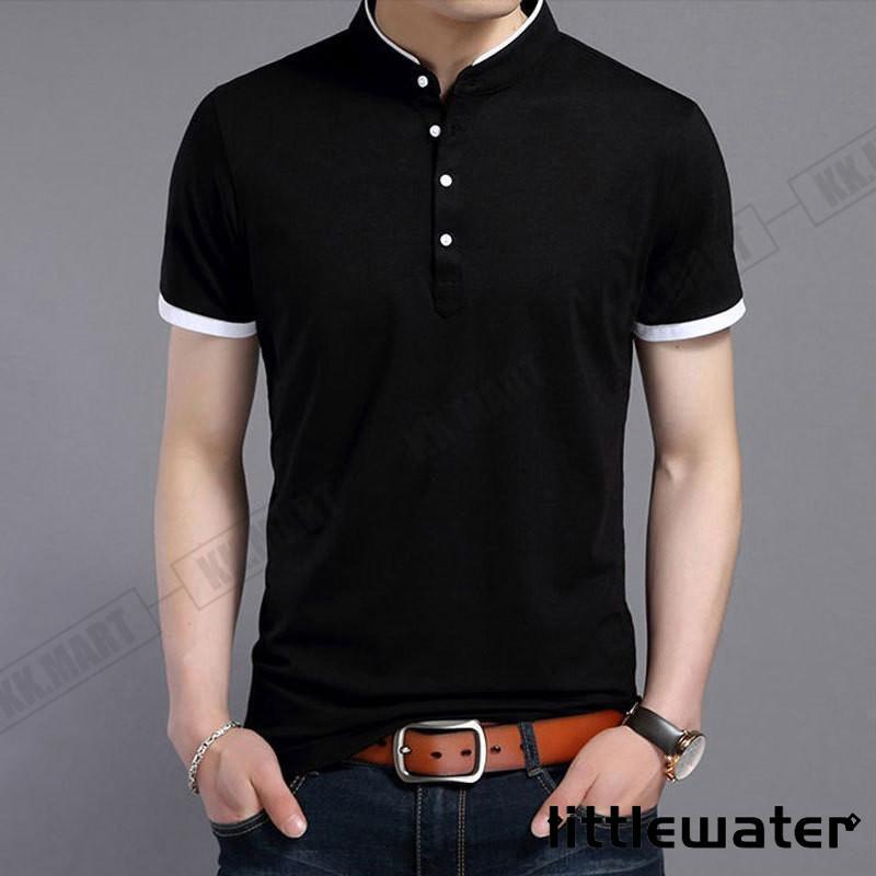 ポロシャツ メンズ 立ち襟 スリム ゴルフウェア ゴルフシャツ 半袖ポロシャツ ビジネス Tシャツ トップス スポーツ 紳士服 カジュアル - 画像 (9)