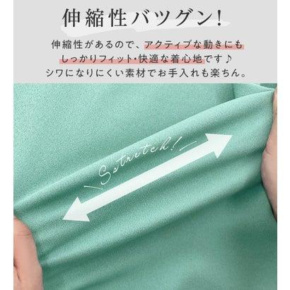 alotta アロッタ Alotta 【4つの機能付】フリル袖Tシャツブラウス (ライトブルー) - 画像 (5)