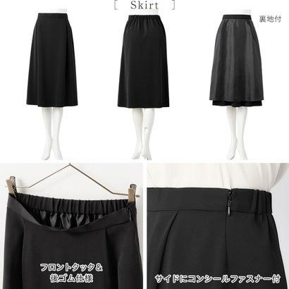 alotta アロッタ Alotta 【ボトムが選べる】入学式卒業式に!お家で洗える3点セットスーツ (モノトーン系) - 画像 (7)