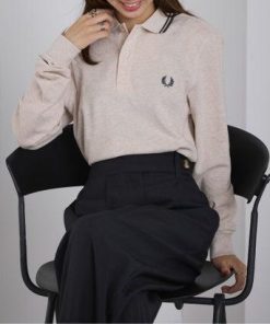 FRED PERRY フレッドペリー 【正規品】Ls Twin Tipped Shirt M3636 （アイボリー）