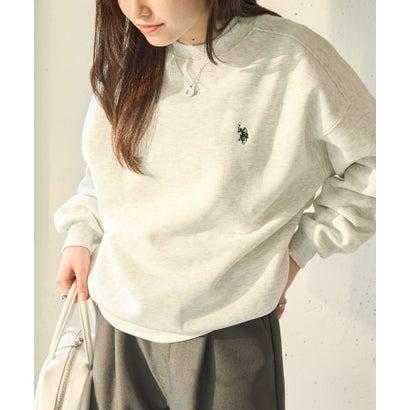 U.S. POLO ASSN. ユーエスポロアッスン ワンポイントロゴ 裏起毛スウェットトレーナー (オートミール) - 画像 (6)