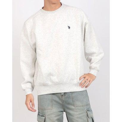 U.S. POLO ASSN. ユーエスポロアッスン ワンポイントロゴ 裏起毛スウェットトレーナー (オートミール) - 画像 (8)