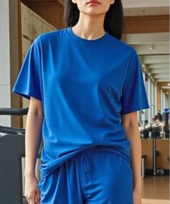 United Athle ユナイテッドアスレ 4.4オンス ドライスムース Tシャツ 半袖 ジム ヨガ ピラティス フィットネス 5700 （ロイヤル