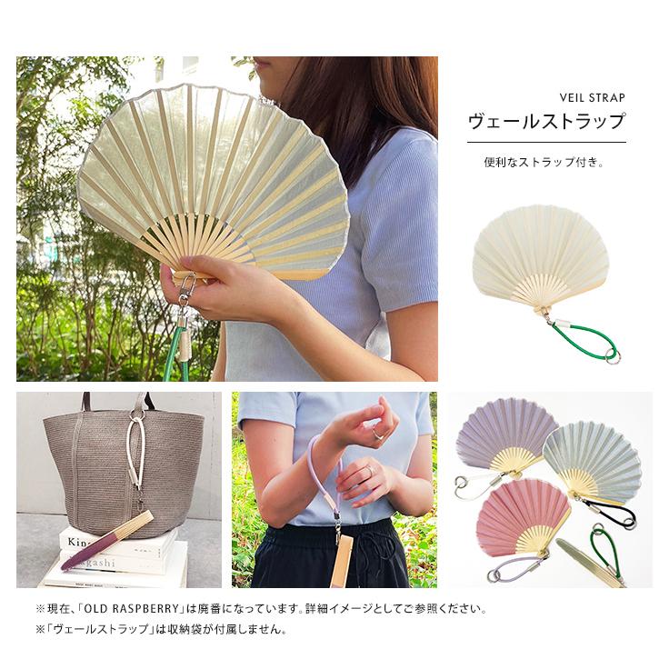 HEMING'S RICCA 扇子 レース柄扇子 せんす センス レディース レース 花柄 かわいい ケース 収納袋 女性 女性用 メール便送料無料 - 画像 (6)