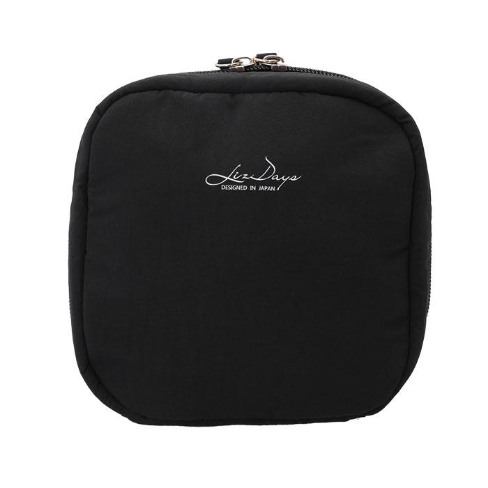 ☆ BK.ブラック LIZDAYS 自立するコスメポーチ ポーチ リズデイズ lz-49801 メイクポーチ 自立 化粧ポーチ 大容量 大きめ - 画像 (4)