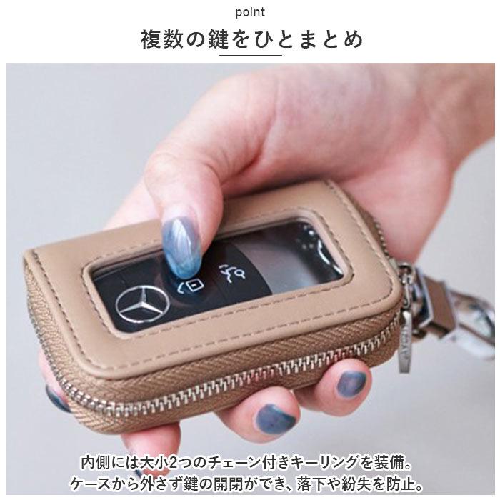 ☆ グリーン LIZDAYS 収納したまま操作できるスマートキーケース リズデイズ スマートキーケース lz68301 エンジンスターター - 画像 (6)