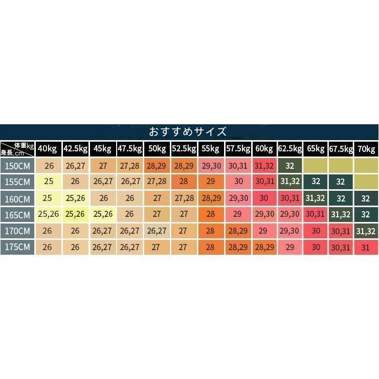 フレアパンツ デニム バギーパンツ レディースガウチョパンツ ボトムス ウエストゴム ジーンズ 大きいサイズ 春秋 - 画像 (9)